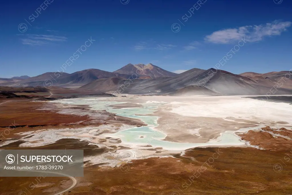 Landscape of Andes; Chile