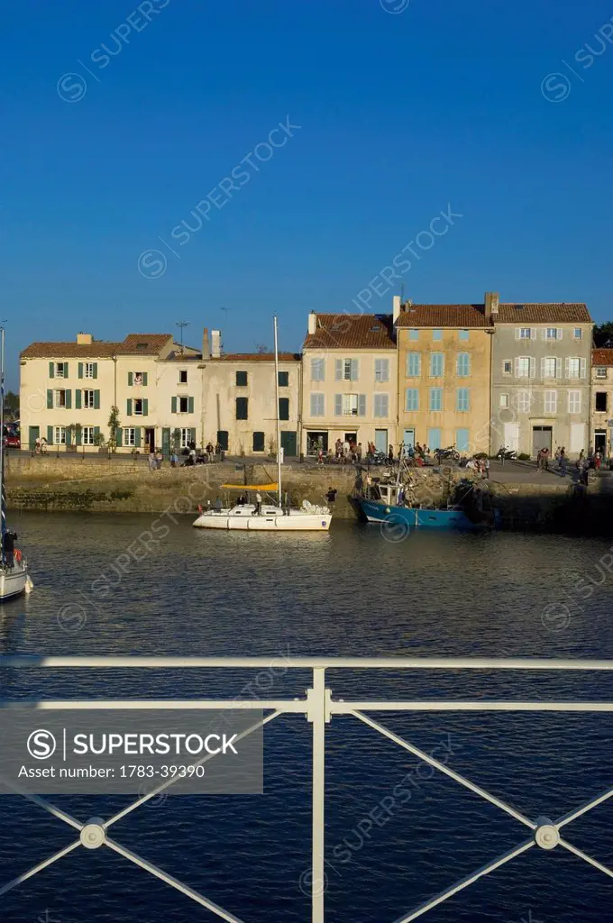Harbour at Saint Martin de Re on Ile de Re; Poitou-Charentes, France