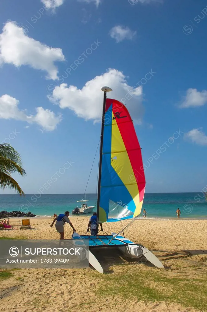 Sailing from Magazine Beach; Grenada, Caribbean