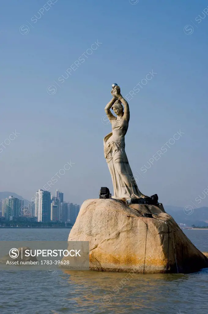 Fishergirl Statue, Zhuhai, Guangdong, China, 2008, © Charles Bowman/Axiom