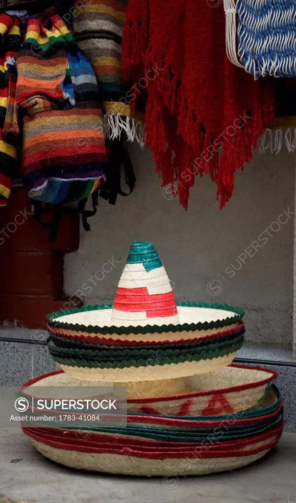 Mexico, Mexico City, Mexican hats; Ciudadela