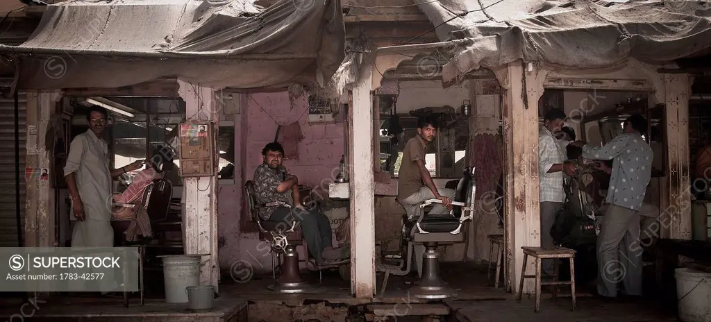 Barber shop; Jaisalmer, India