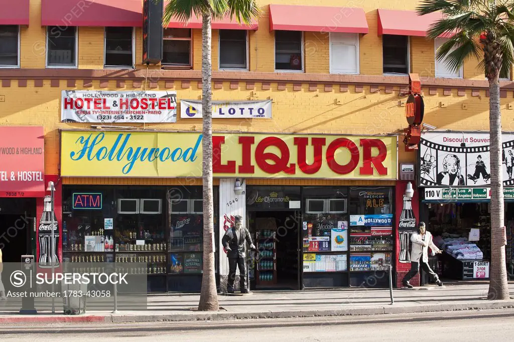 Liquor store; California, USA