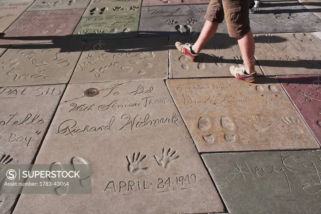 Walk of fame; Hollywood, California, USA