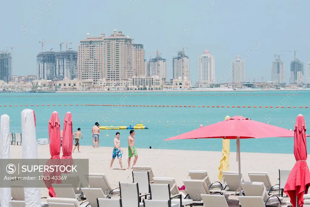 Katara's private beach; Doha, NA, Qatar