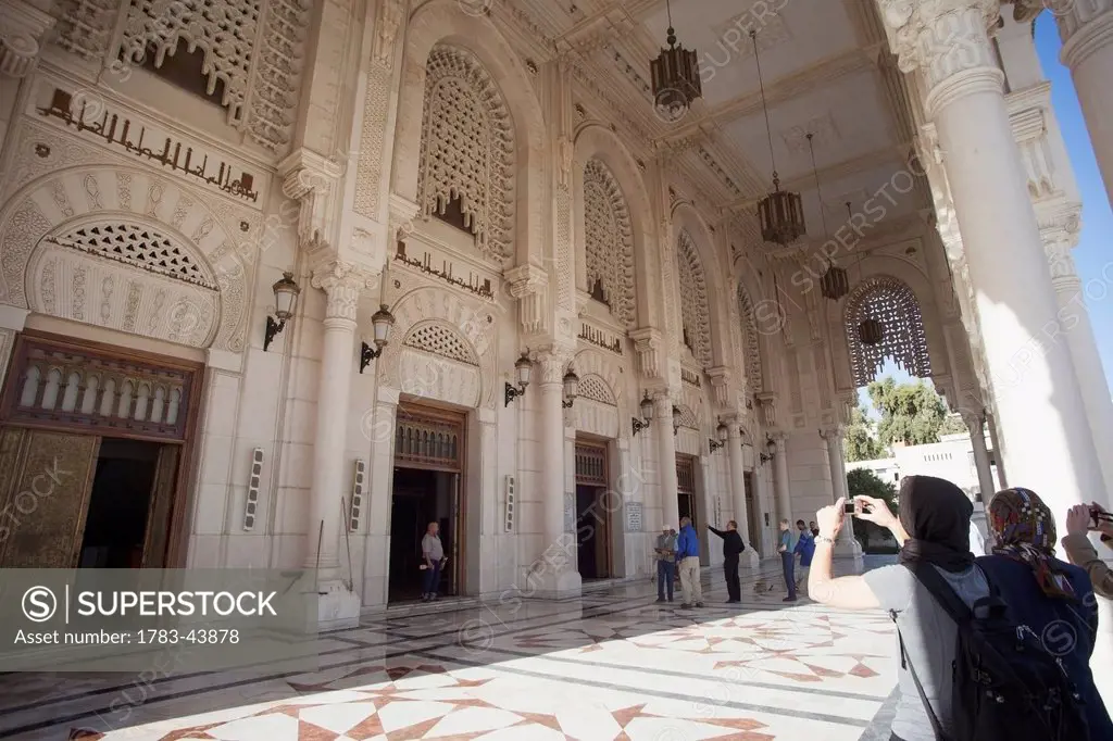 Entrance to the Mosque of Emir Abdel Kader; Constantine, Algeria