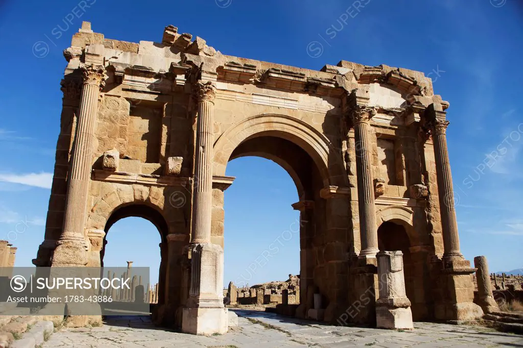 Trajan's Arch, Timgad, near Batna; Algeria