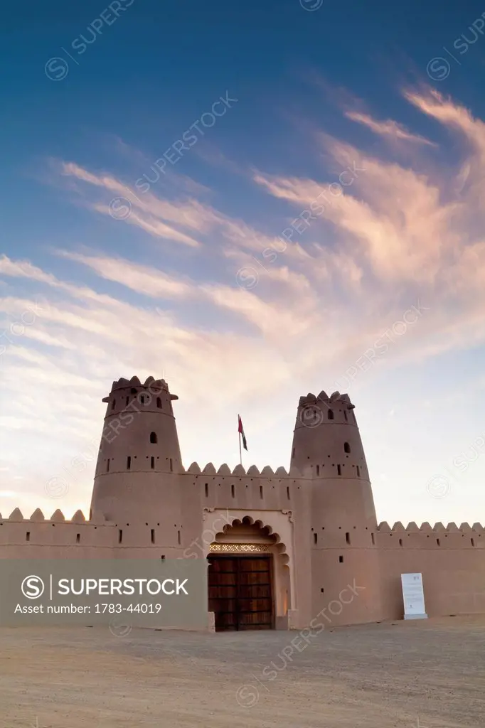 Jahili Fort at sunrise; Al Ain, Abu Dhabi, United Arab Emirates