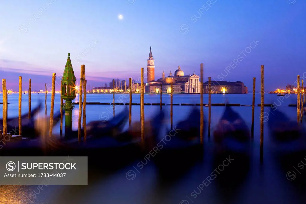 Venice at dusk; Venice, Italy