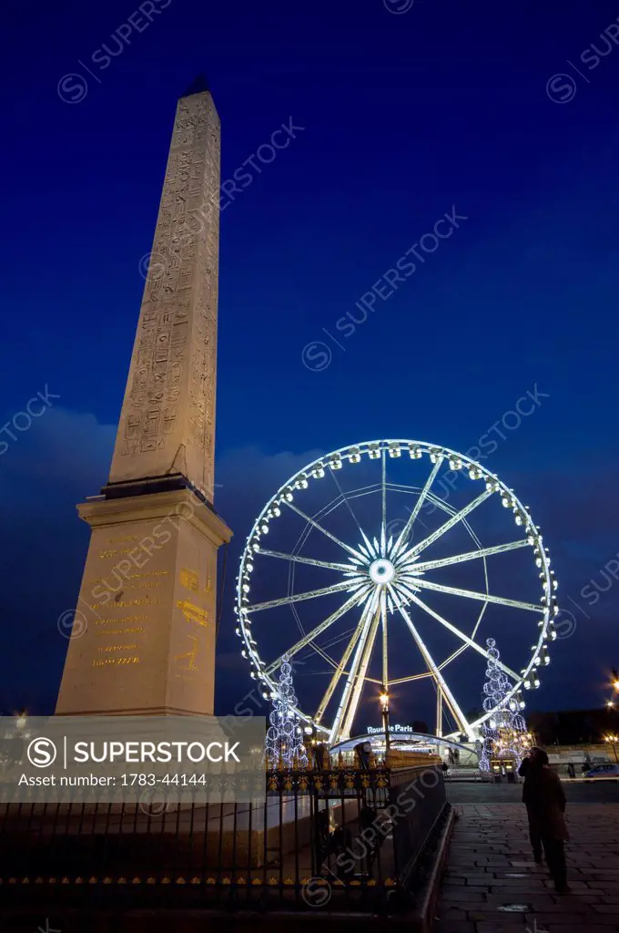 Grande Roue de Paris and Place de la Concorde; Paris, France