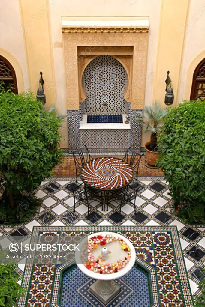 Riad Al Moussika,Marrakesh,Morocco, The former residence of the Pasha of Marrakesh