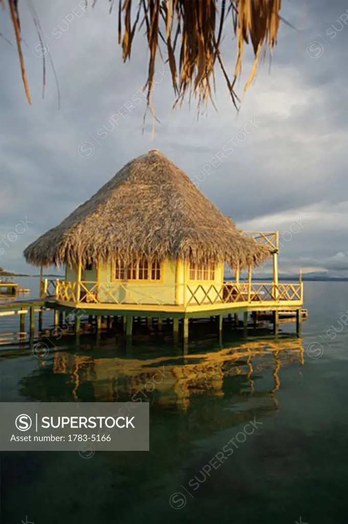 Aqua lodge at Punta Caracol, Bocas de Toro,Panama