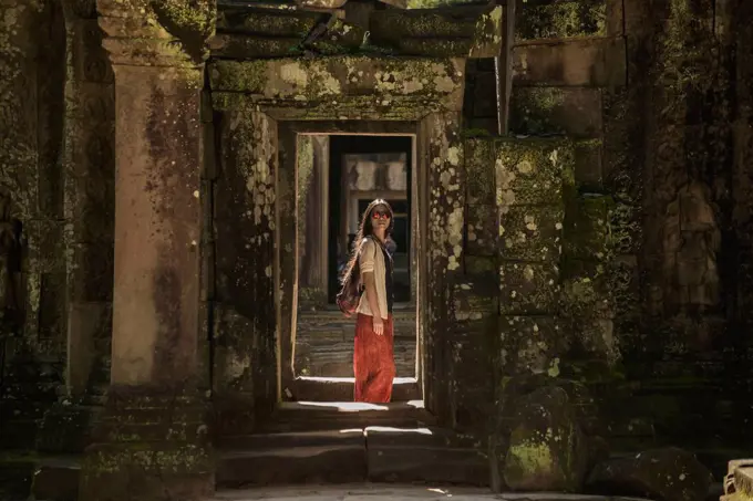 Ta Som Temple, built by the king Jayavarman VII in twelfth century, from Angkor; Siem Reap, Cambodia