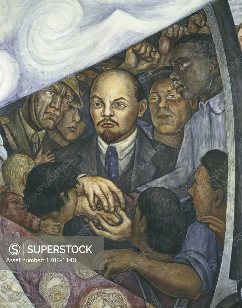 Diego Rivera - Lenin