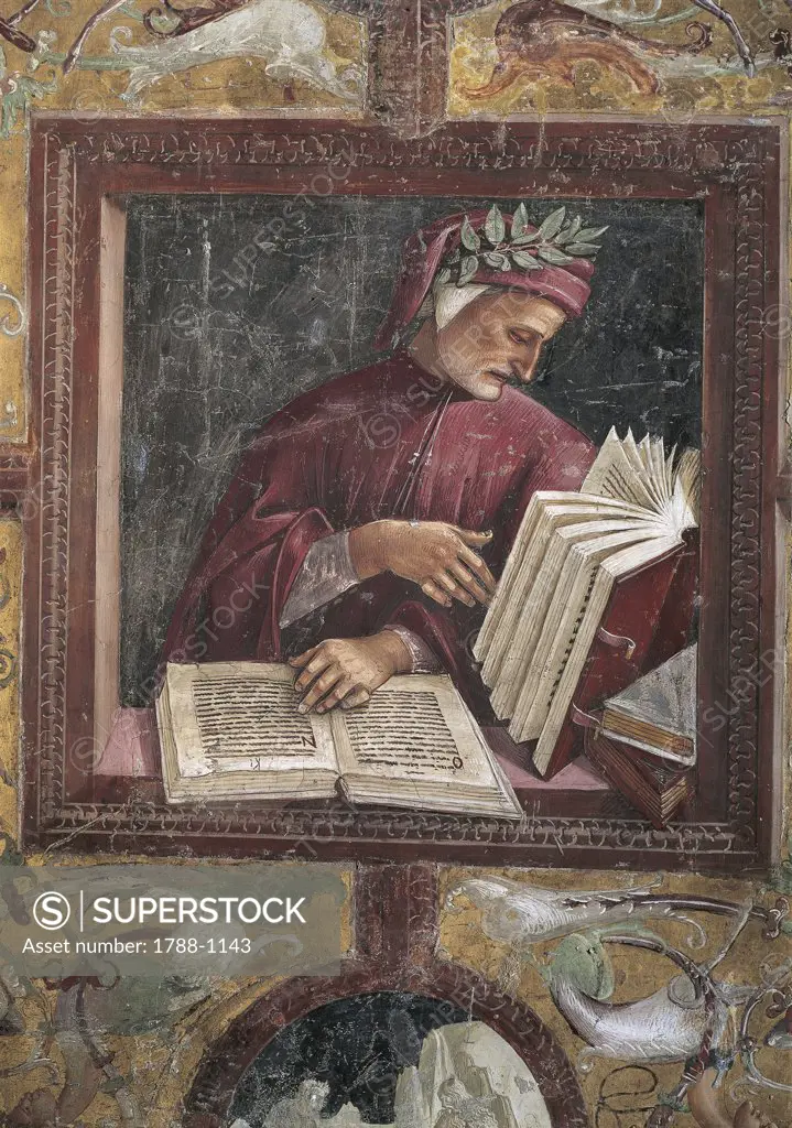 Italy - Umbria Region - Orvieto - Cathedral - Dante Alighieri by Luca Signorelli
