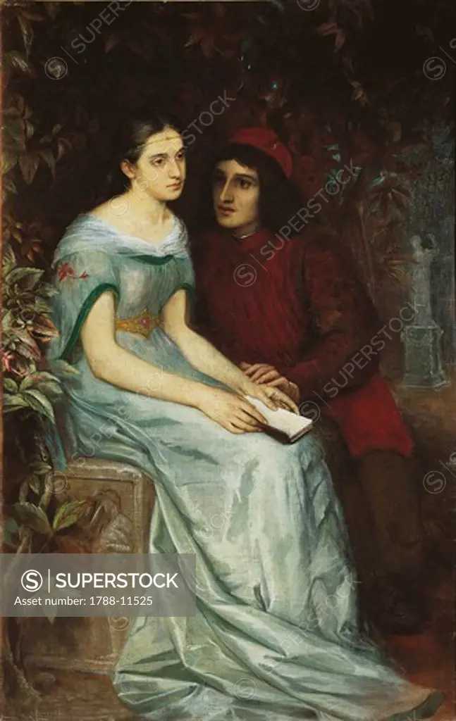 Paolo and Francesca by Otto Vermehren (1861-1917)