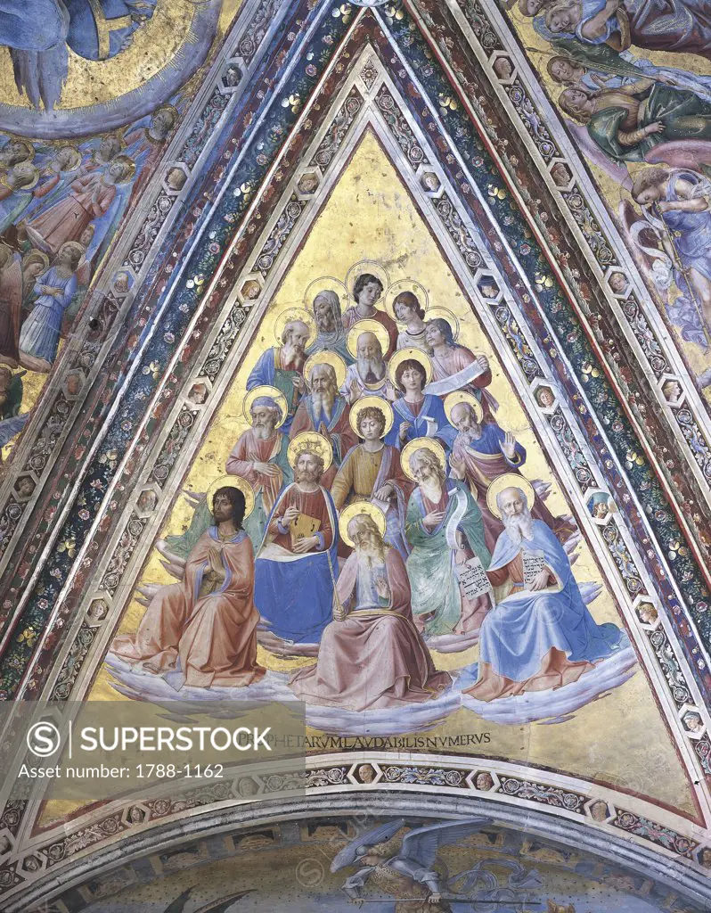 Italy - Umbria Region - Orvieto - Cathedral - Chapel of St. Brizio - Fresco by Beato Angelico