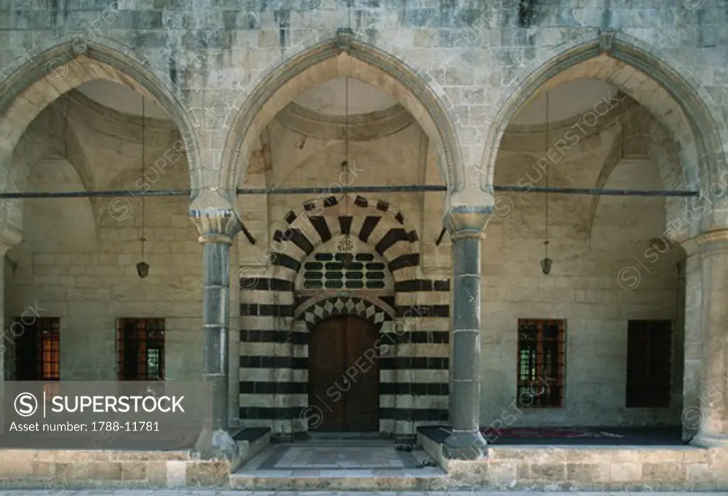 Turkey, Sanliurfa, Mosque Ridwaniye, entrance