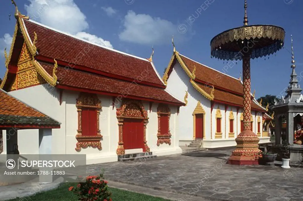 Thailand, Lampang, Wat Sri Rong Muang