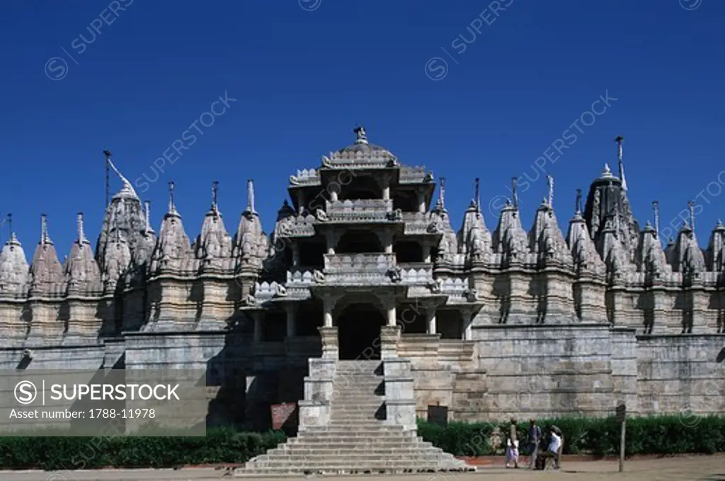 India, Rajasthan, Ranakpur, Adinath Temple