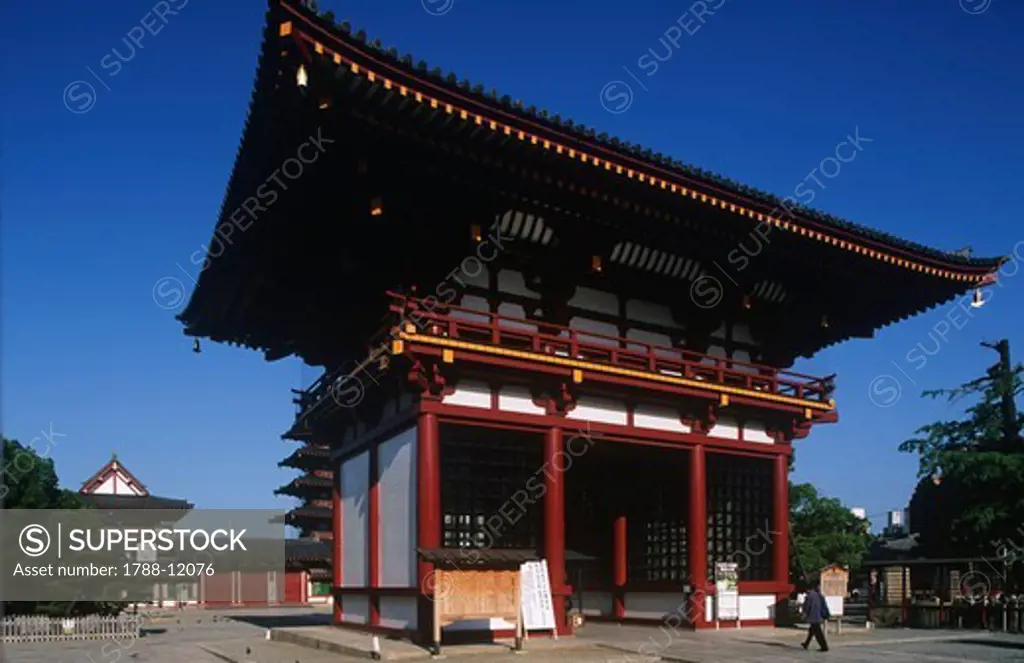 Japan, Kansai, Osaka, Shitennoji Temple