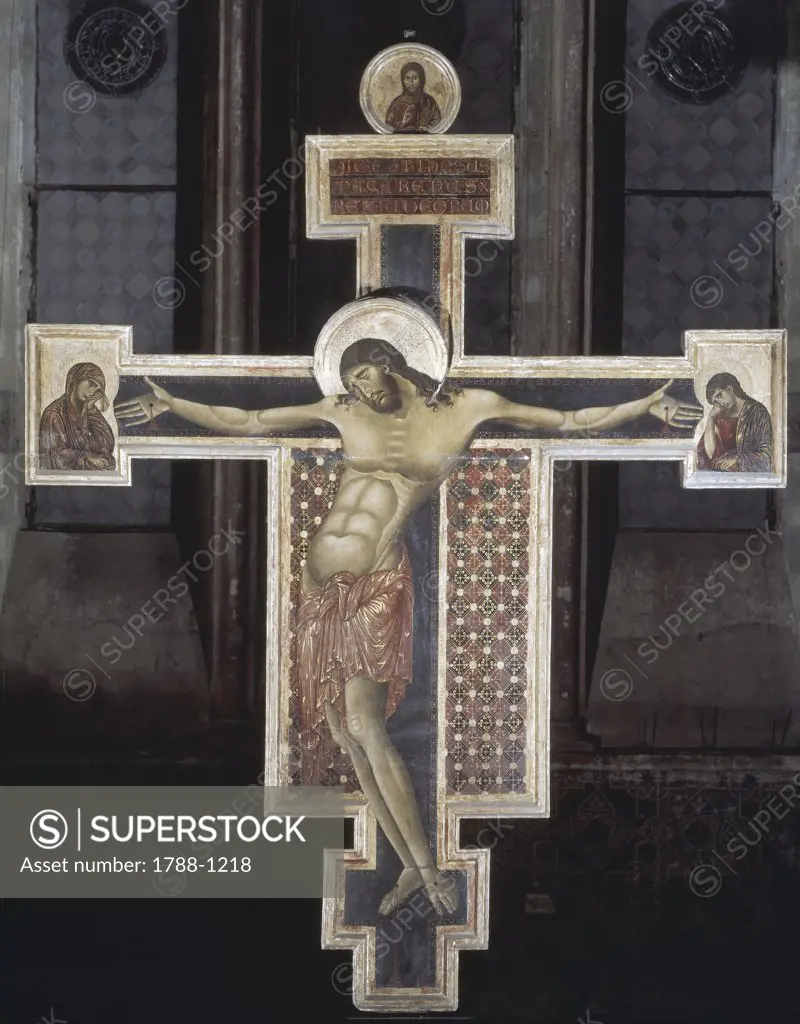 Italy - Tuscany Region - Arezzo - Church of St. Dominic - Painted Cross by Cimabue