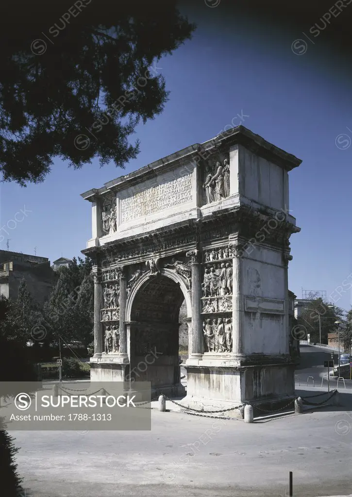 Italy - Campania - Benevento - The Arch of Trajan