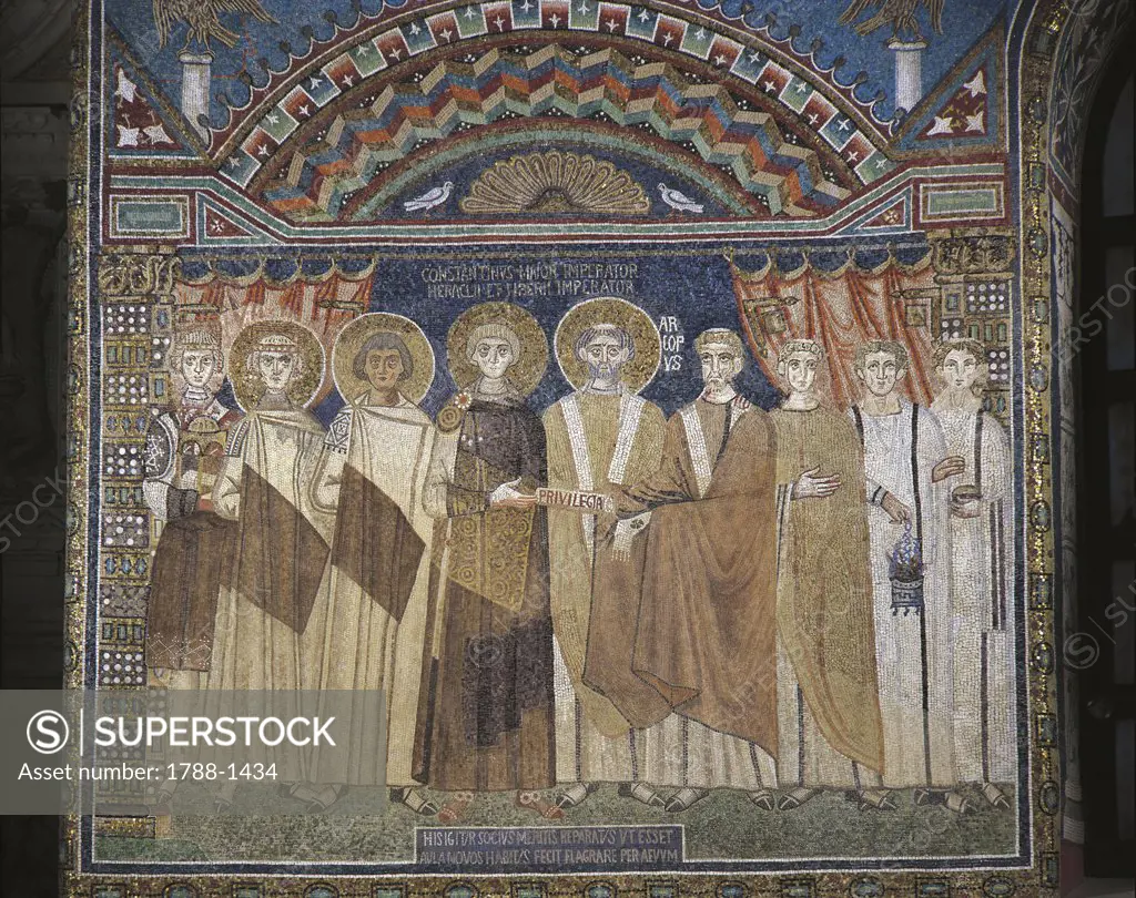 Italy - Emilia Romagna Region - Ravenna - St. Apollinaris in Classis - Flavius Costantinus IV Pogonatus