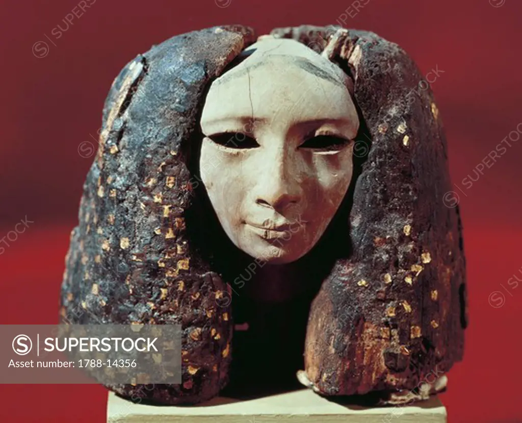 Female head, from Lisht, Middle Kingdom, Dynasty XII