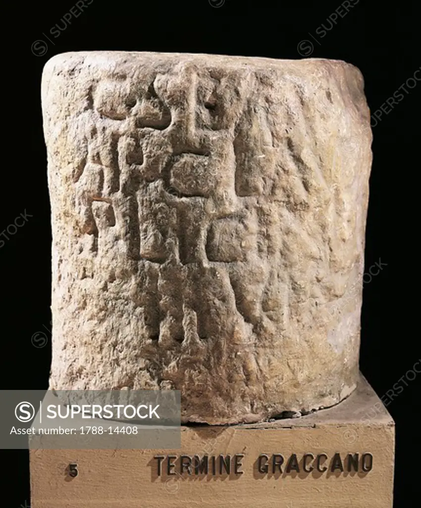 Roman civilization, boundary stone which marked allotments assigned by Gracchi's laws