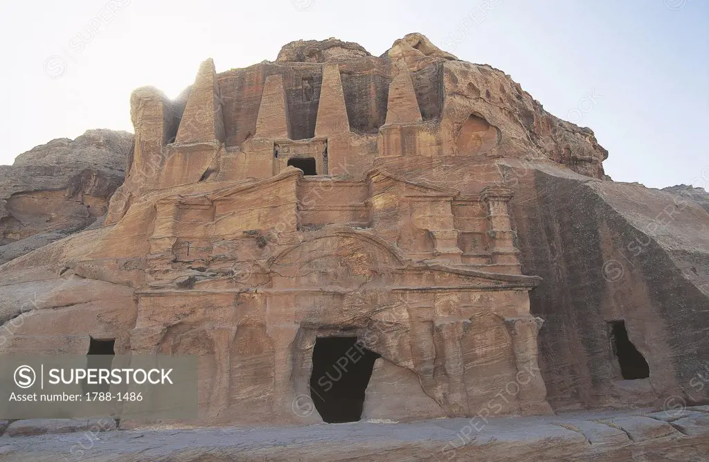 Jordan - Petra - Obelisks tomb