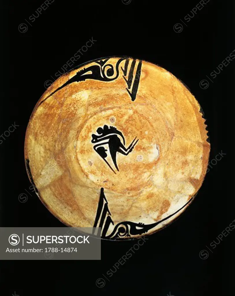 Bowl decorated in Samarkand style