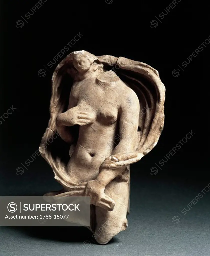 Roman civilization. Marble headless statue