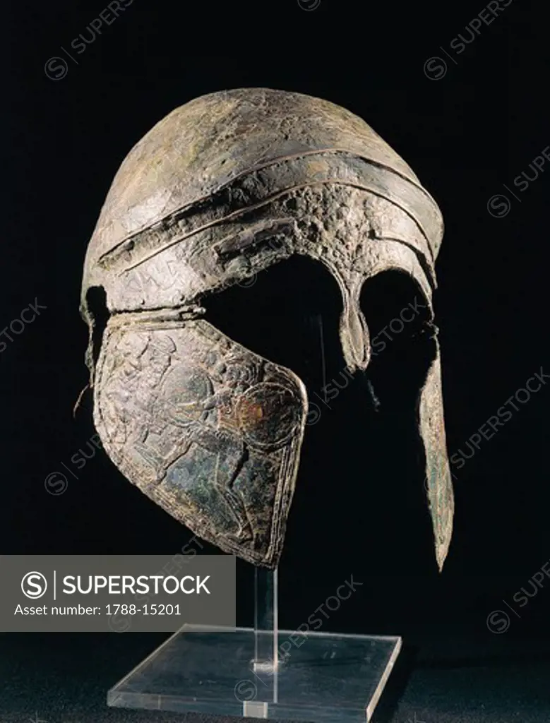 Bronze helmet from Todi