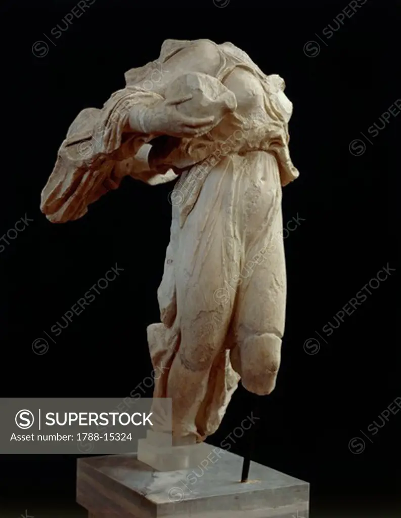 Statue of Nike from western gable of Temple of Asclepius in Epidaurus