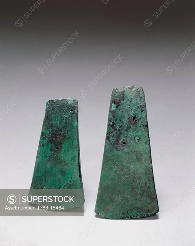 Italy, prehistory, Copper Age. Rinaldone Culture- copper axes