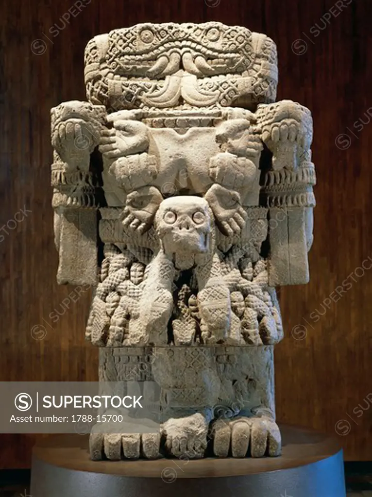 Statue of Coatlicue, earth goddess of life and death