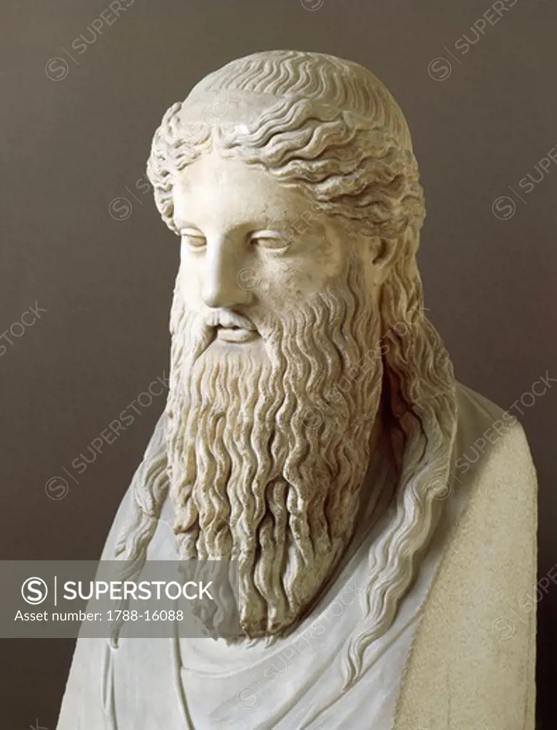 Greek civilization, Statue of Dionysus, Roman copy from original by Praxitelean School