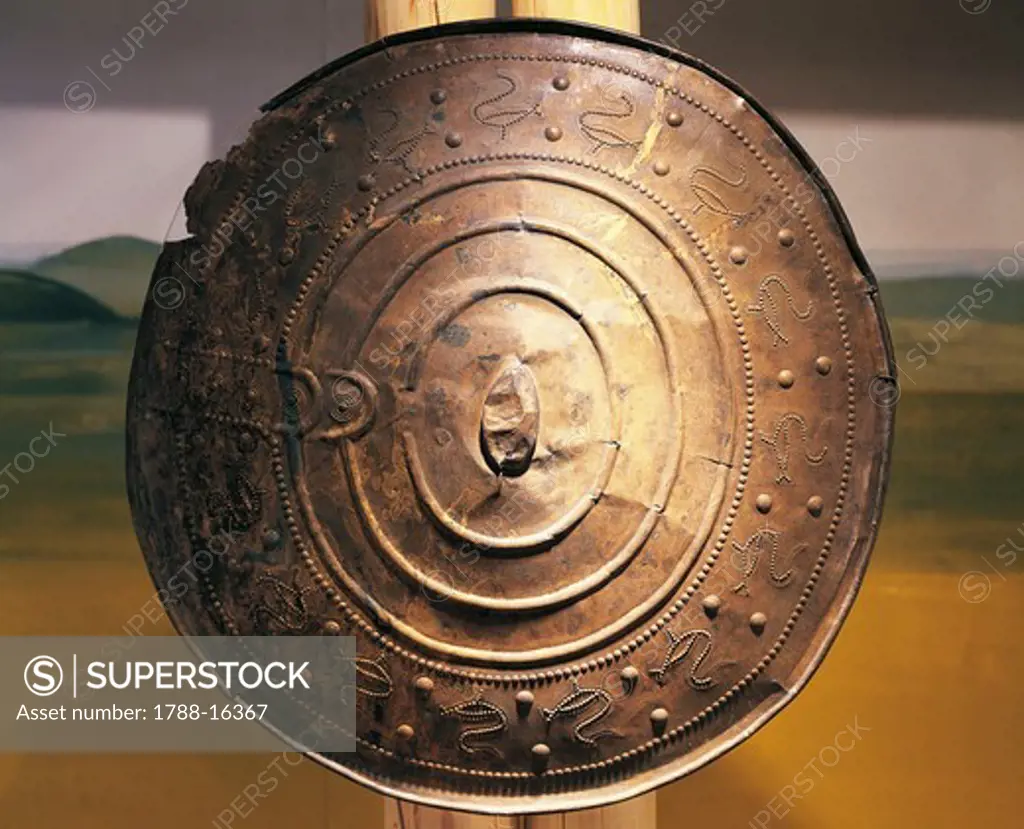 Shield from Halland, Sweden, Prehistory, Bronze Age