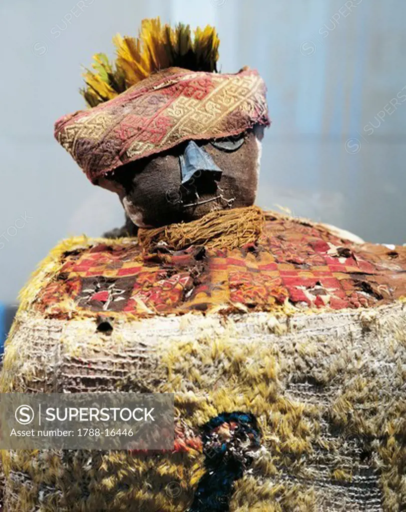 Funerary urn, Peru, Pre-Inca civilization, Paracas culture