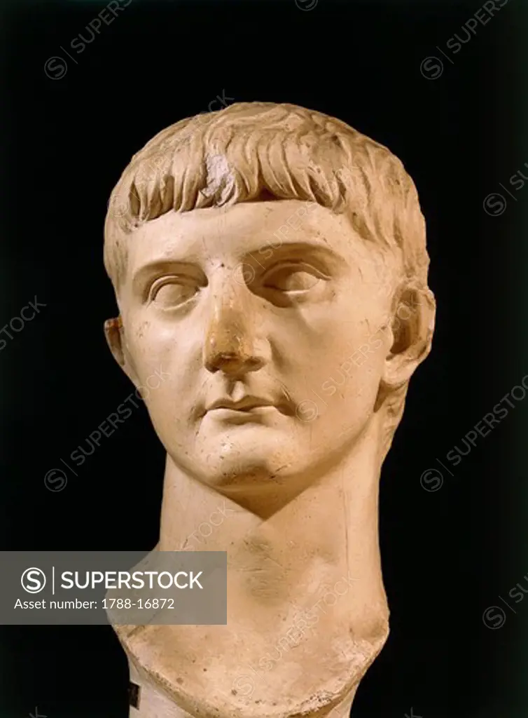 Marble head of Drusus the Elder, Roman civilization