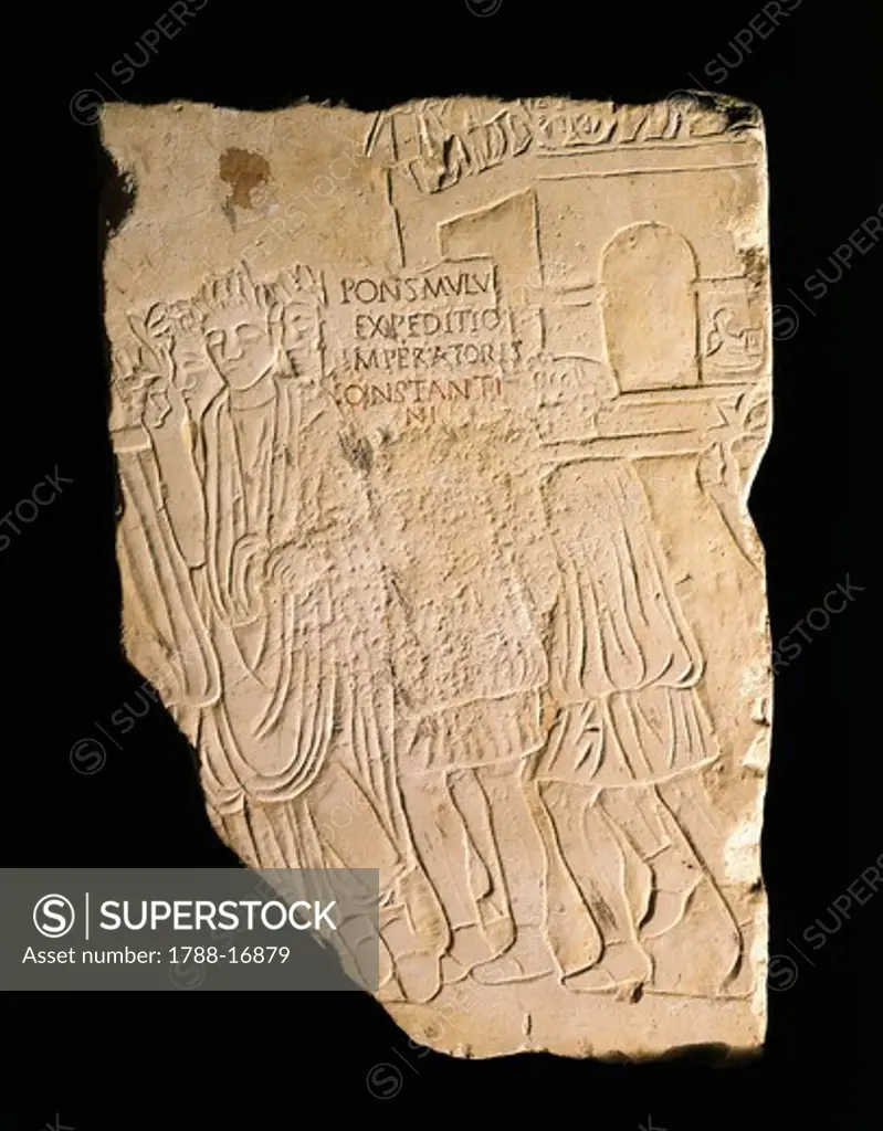 Relief depicting victory of Emperor Constantine at the Ponte Milvio