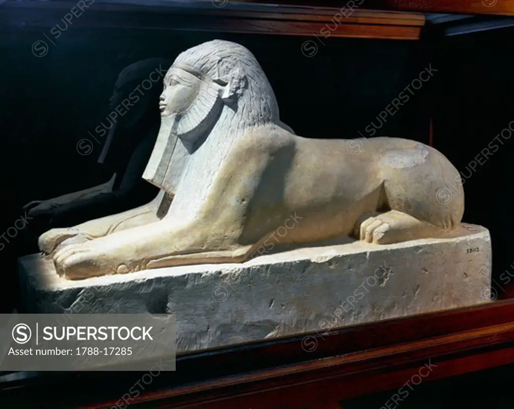 Limestone sphinx of Queen Hatshepsut