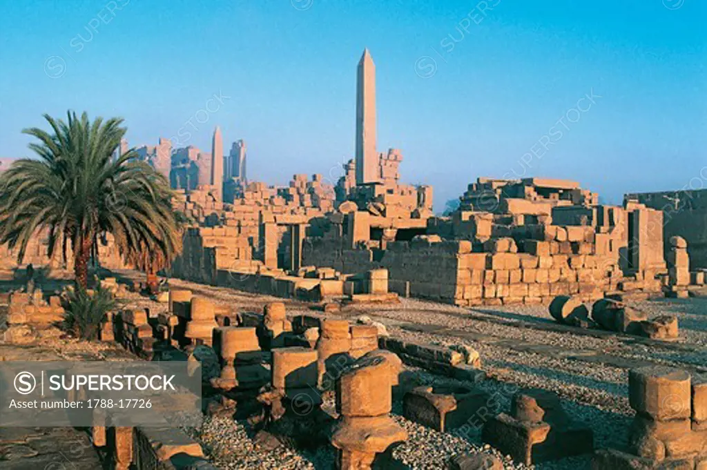 Egypt, Ancient Thebes, Luxor, Karnak Temple complex, Temple of Amon