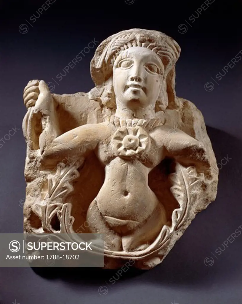 Limestone statuette of Aphrodite