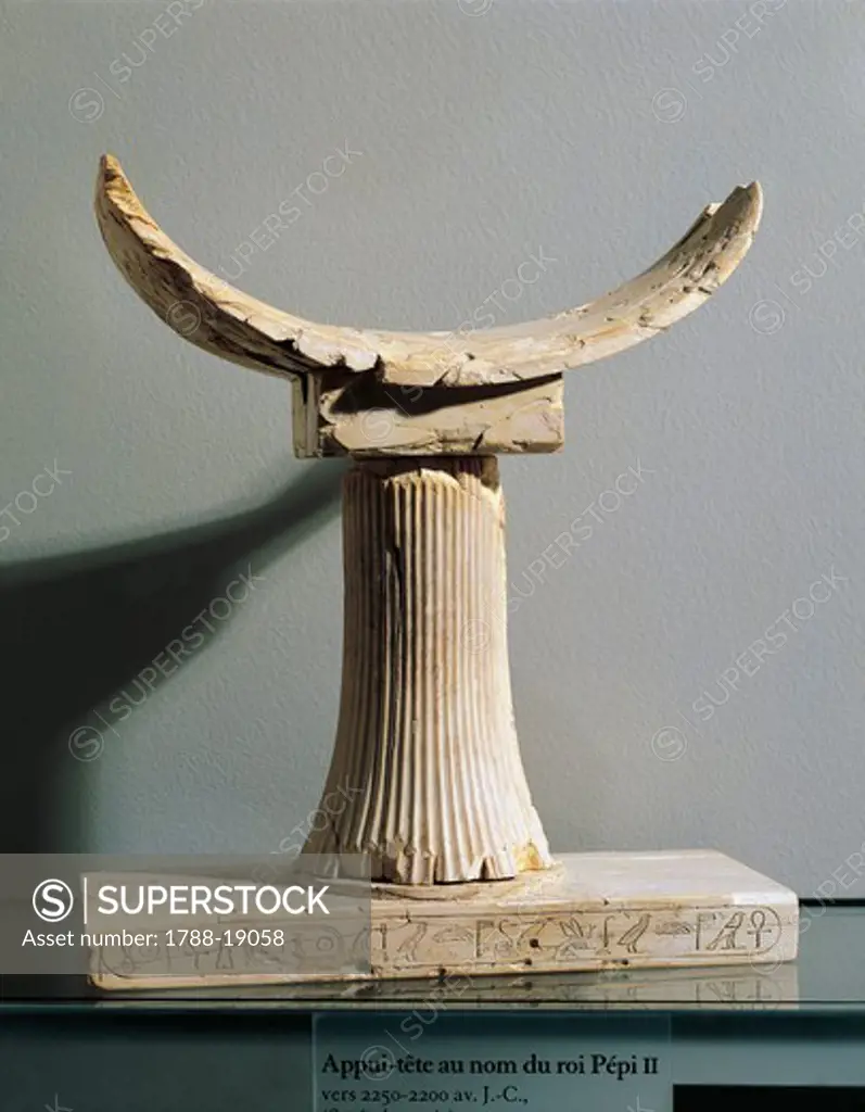 Ivory headrest of Pepi II