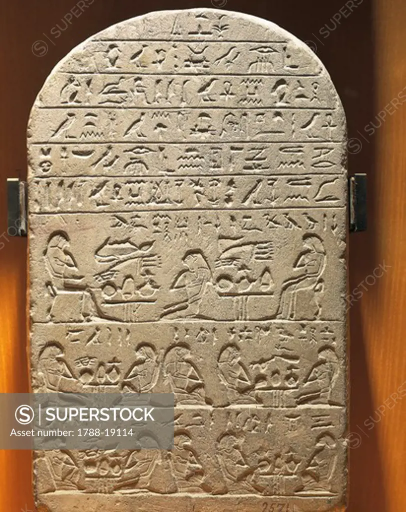 Stele of Treasurer Ty From Abydos