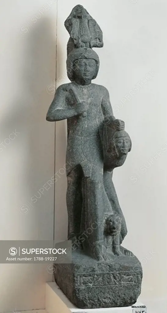 Ramses VI in triumph, from Karnak