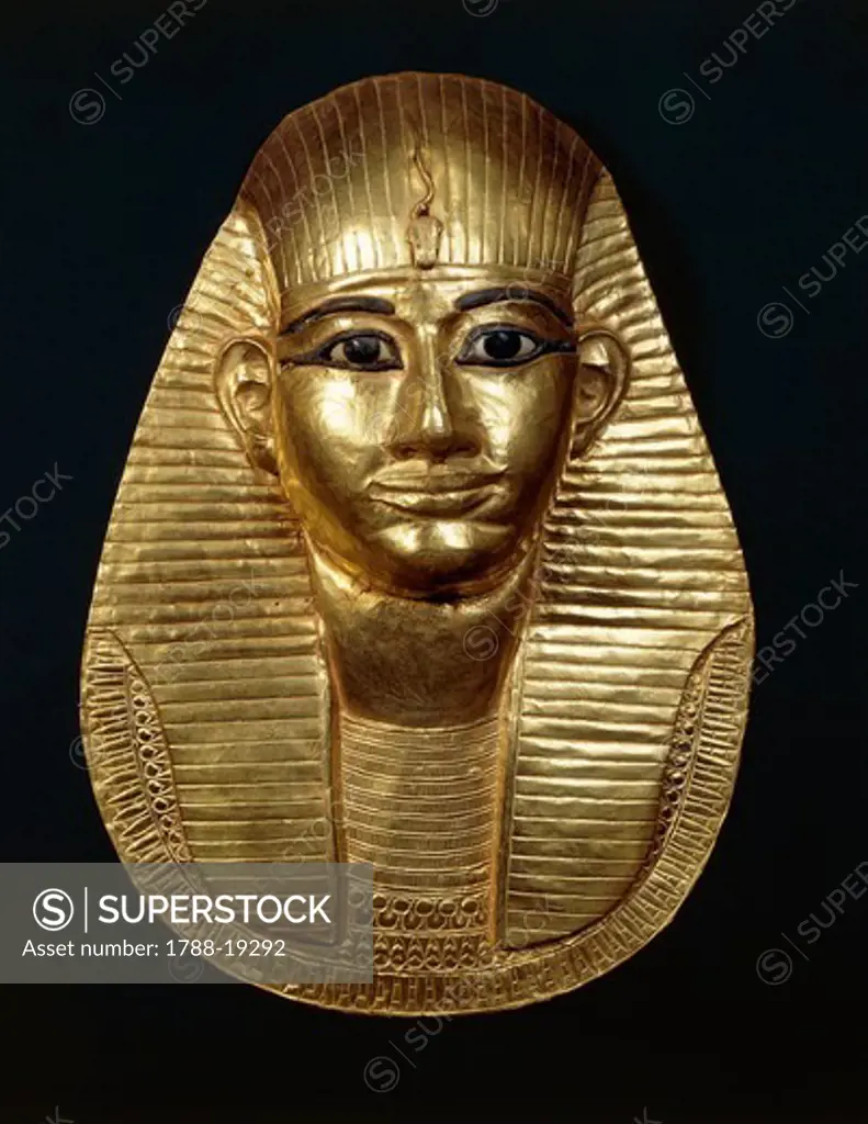 Treasure of Tanis, Gold mask of King Amenemope