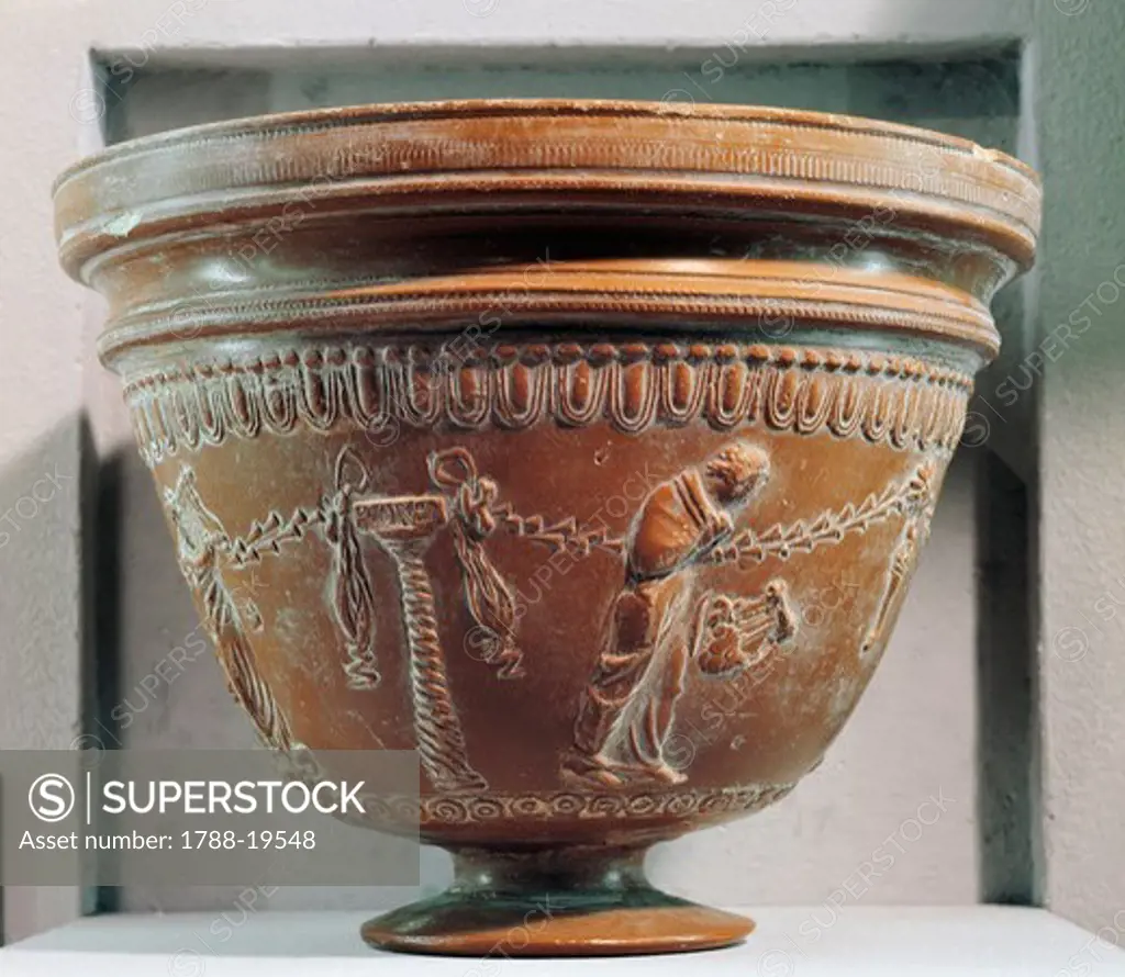 Sealed ceramic vase of Publius Cornelius, from Island of Mogador (Essaouira), Room III